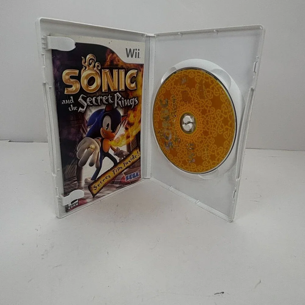 Sonic and the Secret Rings Wii (Nintendo Wii, 2007) Complete W/ Manual